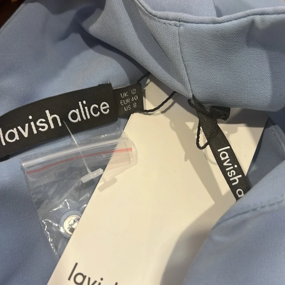 Lavish Alice Oragami Midi Dress in Size 8